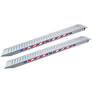 Auffahrrampe H85 30/35 B mit Rand aus Aluminiumlegierung 6005 - Hergestellt in Italien