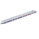 Auffahrrampe H85 30/35 B mit Rand aus Aluminiumlegierung 6005 - Hergestellt in Italien