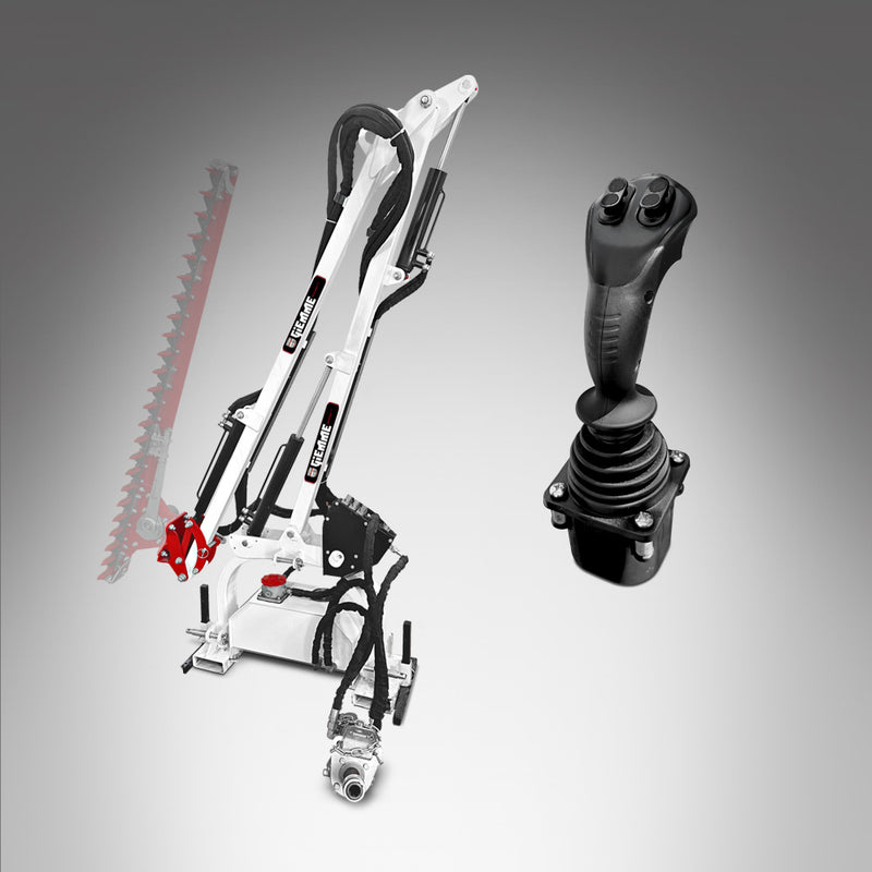Hydraulische Heckenschere HRT ohne Mähbalken für Traktoren von Giemme / manuelle Bedienung, Wireless und Joystick