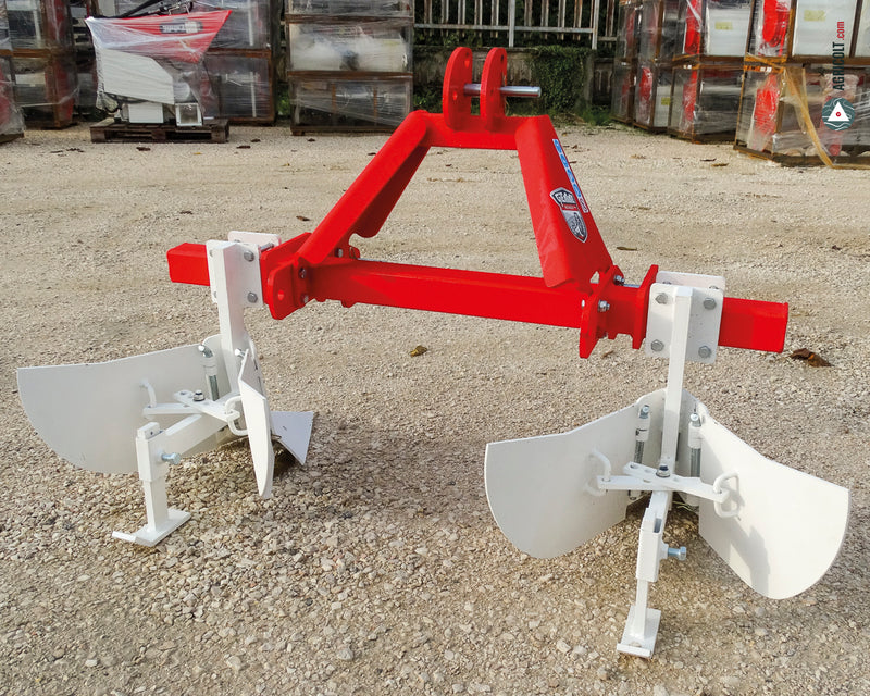 Furchenzieher  Giemme  SPD2  mit 2 Pflugschar für Traktoren 20 - 45 PS