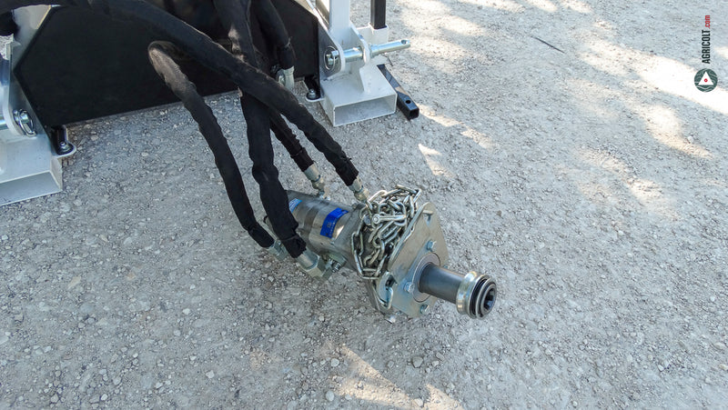 Hydraulische Heckenschere HRT ohne Mähbalken für Traktoren von Giemme / manuelle Bedienung, Wireless und Joystick
