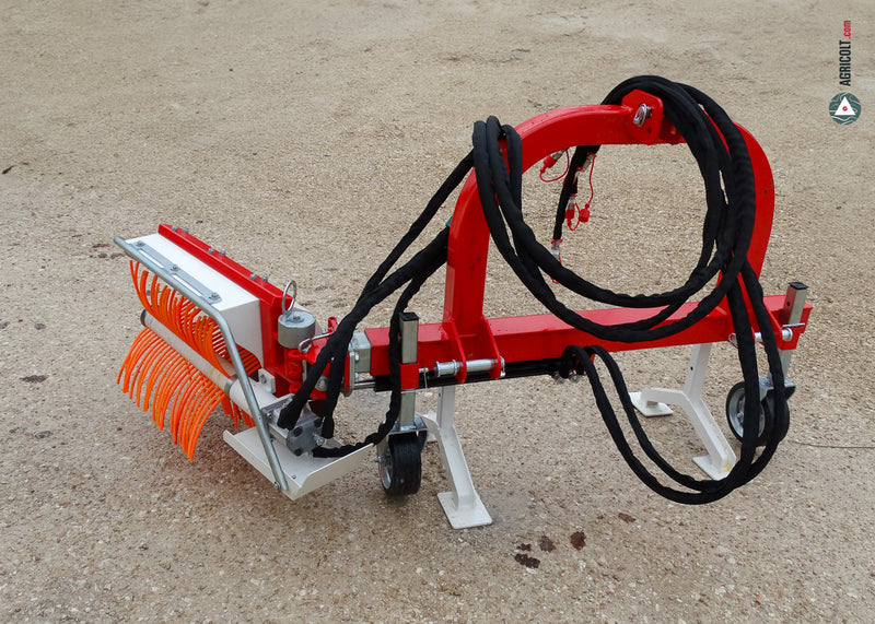 Hydraulischer  Stockputzer an Rahmen  SMBC mit Einzelkopf