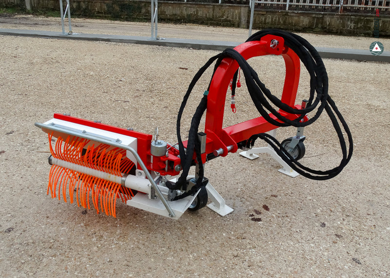 Hydraulischer  Stockputzer an Rahmen  SMBC mit Einzelkopf