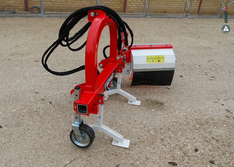 Hydraulischer  Stockputzer an Rahmen  SMBC mit Einzelkopf