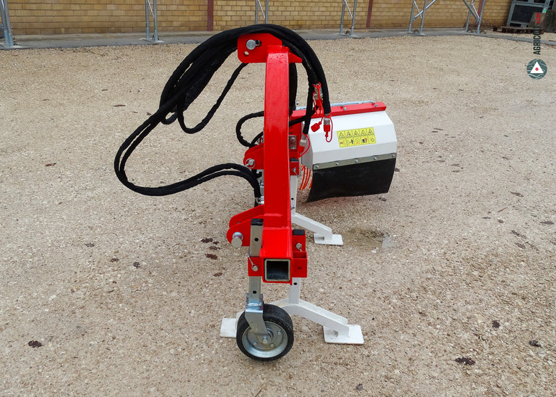 Hydraulischer  Stockputzer an Rahmen  SMBC mit Einzelkopf