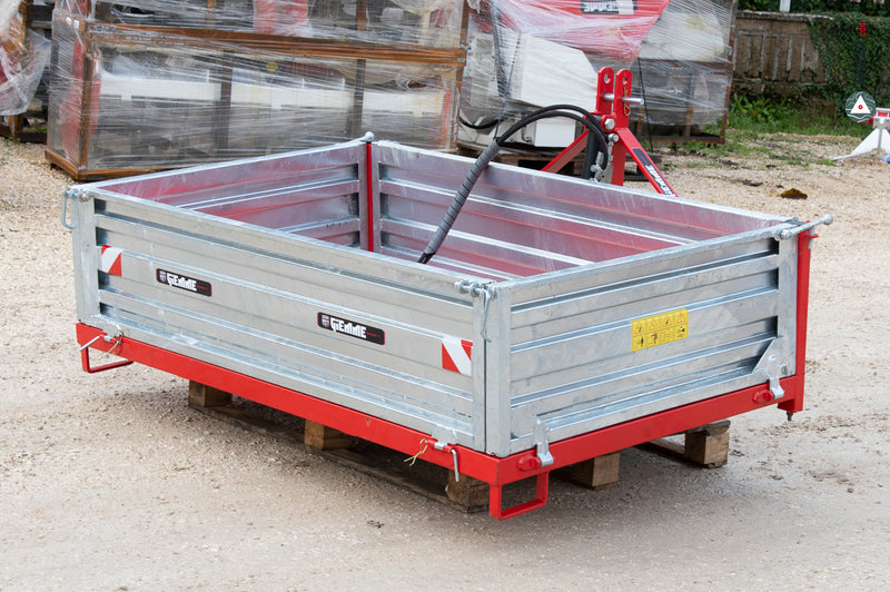 Heckcontainer mit manueller Kippung TBR und mechanischer Kippung TBRH