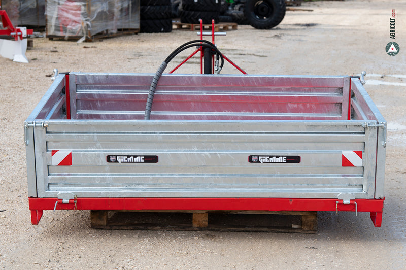 Heckcontainer mit manueller Kippung TBR und mechanischer Kippung TBRH